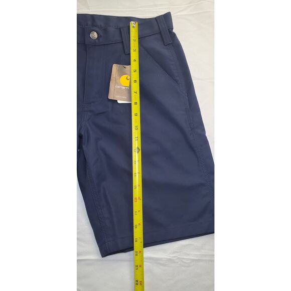Carhartt Shorts Men's Size 30 Navy Blue Rugged Professional Canvas Relaxed Ca1 - Picture 2 of 10